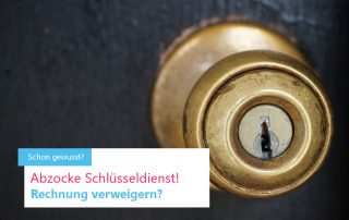 Abzocke Schlüsseldienst