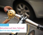 Betrunken auf dem Fahrrad