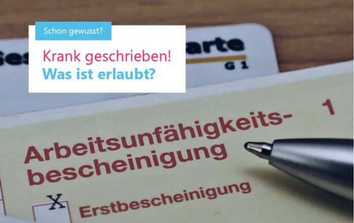 Krank geschrieben