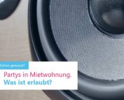 Party in der Mietwohnung