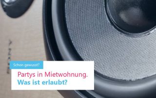 Party in der Mietwohnung