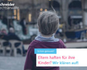 Eltern haften für ihre Kinder